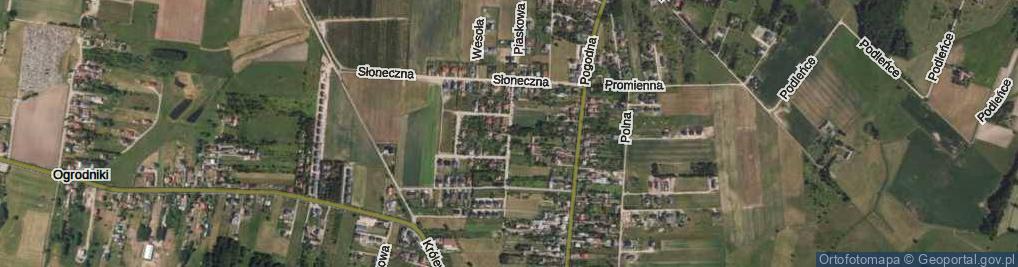 Zdjęcie satelitarne Malinowa ul.